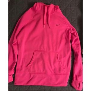 Pink nike hoodie
